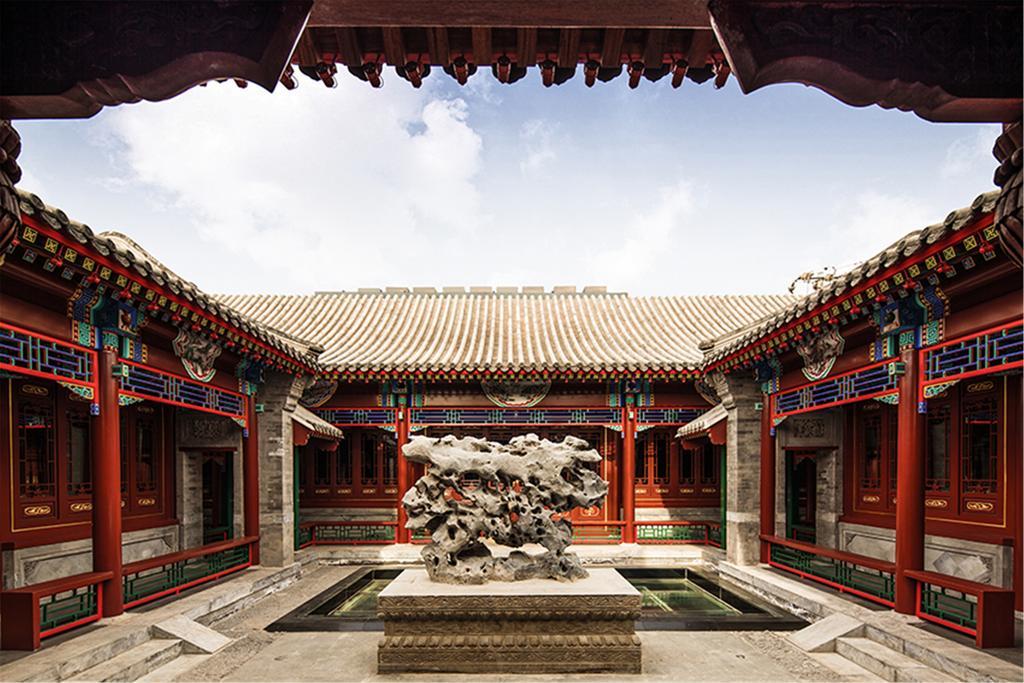 Hotel Beijing Ruyuan Courtyard Exterior foto