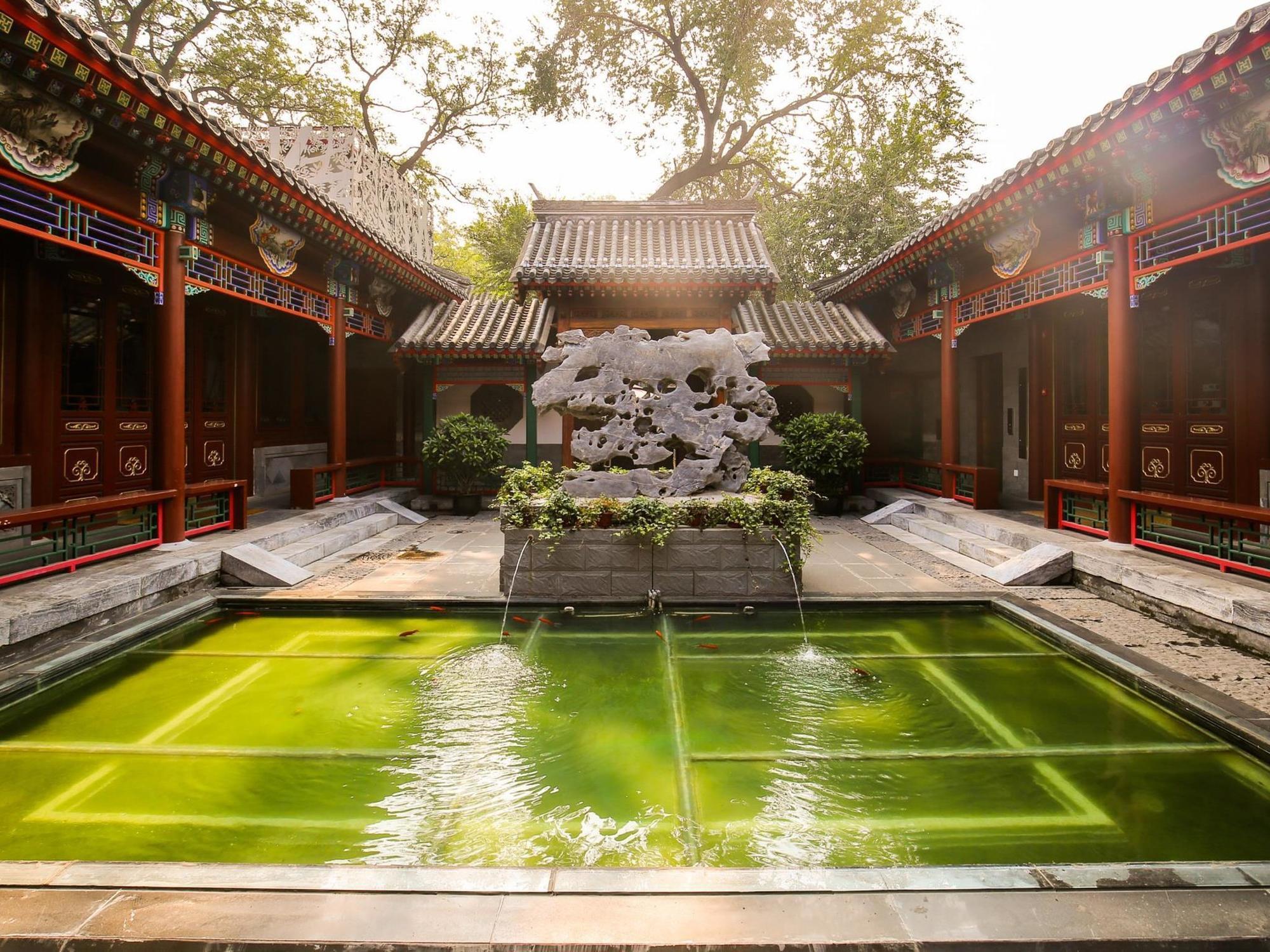 Hotel Beijing Ruyuan Courtyard Exterior foto